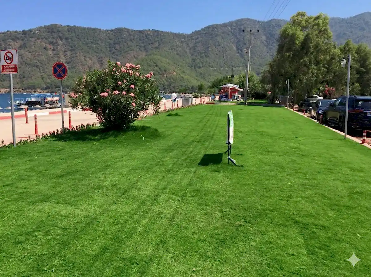 Kumluca Adrasan Sahili Hazır Çim Projesi | Agora Çim Başarı Hikayesi